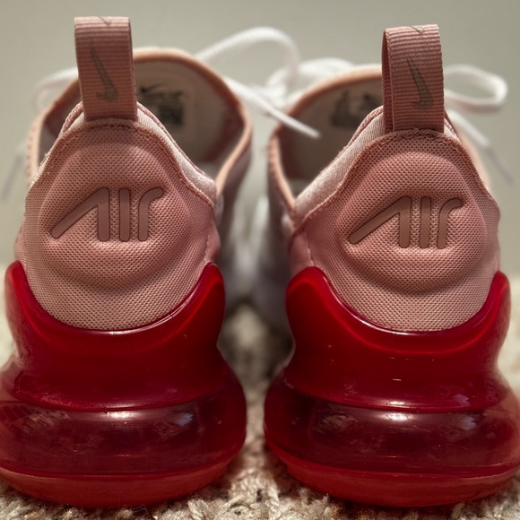 Nike Air 270 GS White Pink Glaze Pink Salt size W9, Y7 - Picture 4 of 10